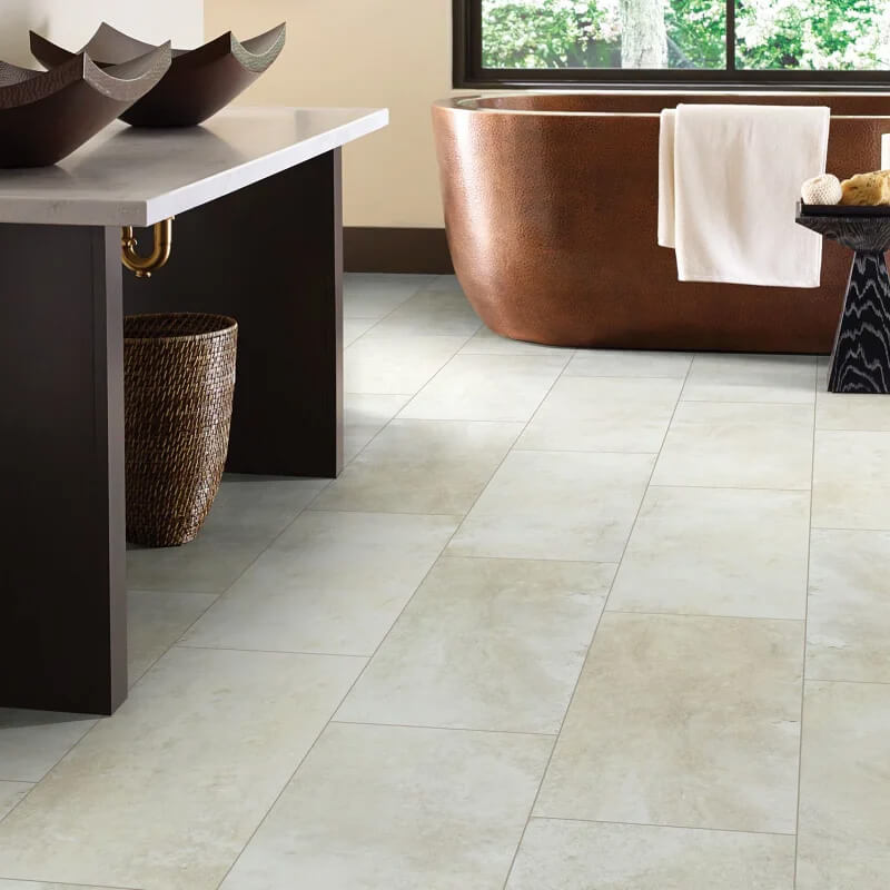 Luxury Vinyl Flooring for Bathrooms | Brooks Flooring Services Inc
