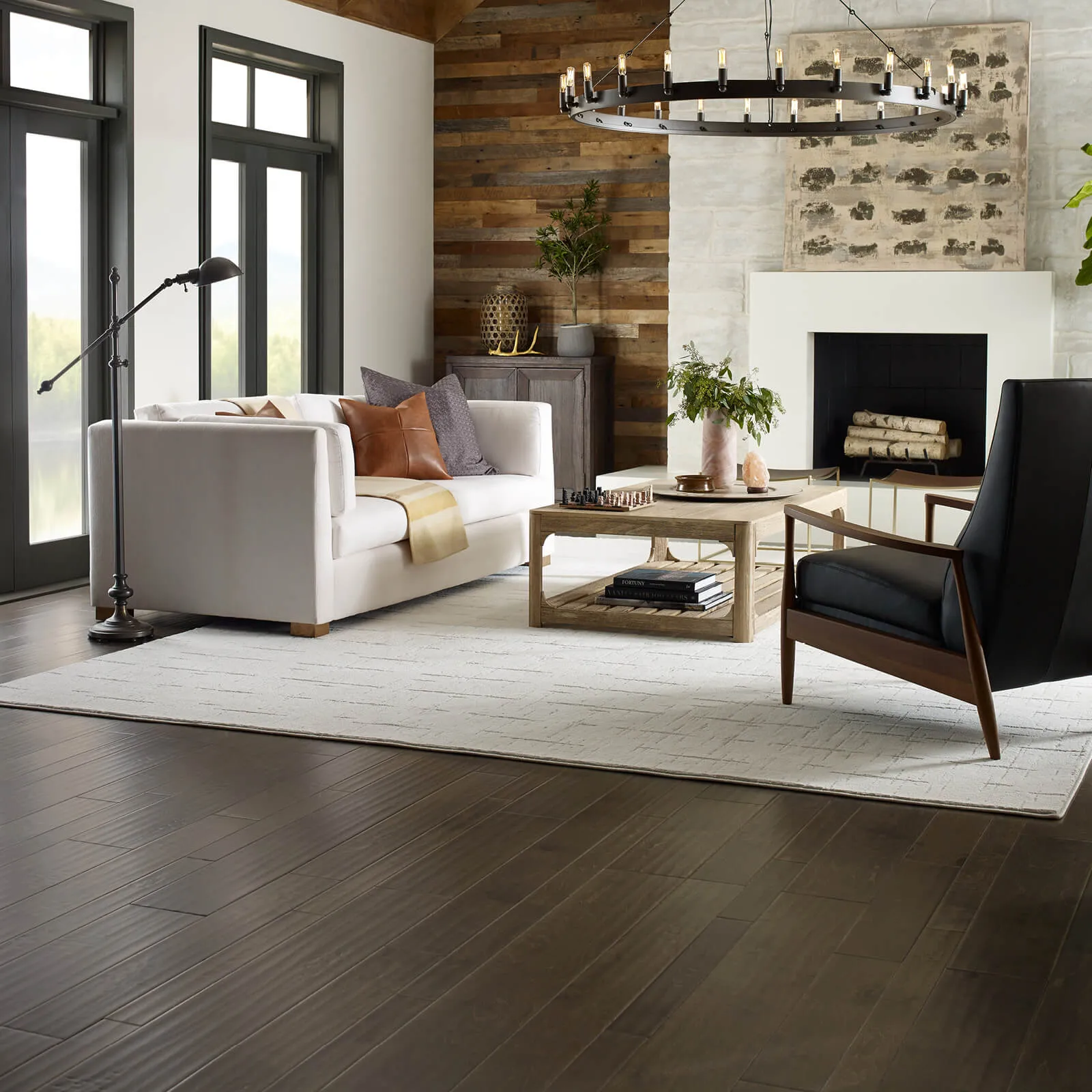 Living room floor | Brooks Flooring Services Inc